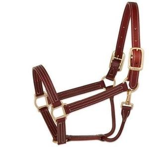 Cow Softie Leather Headcollar In Pink Lightweight Horse Halter - Product Image 4