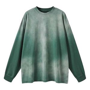 Sweat-shirts pour hommes, mode streetwear, vente en gros, sweat-shirts pour hommes en coton lourd, surdimensionnés, vintage, délavés à l'acide - Product Image 6