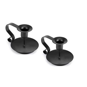 Dernier modèle de bougeoir décoratif pour la maison de qualité supérieure en métal de couleur noire bougeoir pour bougeoir de vente à chaud - Product Image 2