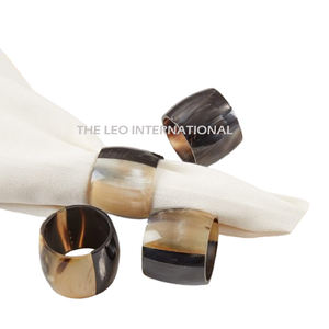 แหวนรองผ้าเช็ดปากแตรทำมือหรูหราทันสมัยเครื่องใช้บนโต๊ะอาหารสำหรับงานแต่งงาน - Product Image 4