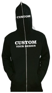 LOGO personnalisé, vente en gros, fermeture éclair, capuche vierge, strass - Product Image 2