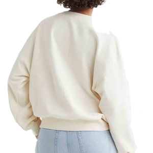 Sudadera con Capucha de Diseño 2025, Venta al por Mayor, Personalizada, de Invierno, Manga Larga, Informal, para Mujer, con Manga Murciélago, Tejida, Ecológica, Transpirable - Product Image 6