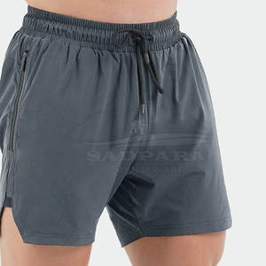กางเกงขาสั้นสำหรับวิ่งของผู้ชายสำหรับฤดูร้อน2025ผ้าฝ้ายเอวสูงปานกลางแบบลำลองผ้ายืดพิมพ์โลโก้แบบออกแบบได้ตามต้องการ - Product Image 6