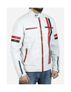 OEM แจ็กเก็ตหนังสำหรับแข่งรถเสื้อแจ็กเก็ตพิมพ์ลายมอเตอร์ไซด์กันน้ำได้ดีดีไซน์ล่าสุดระบายอากาศได้ดีขนาดพิเศษ - Product Image 4