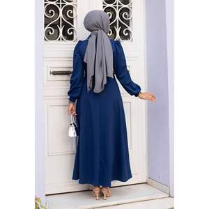 Saxe Chemise Col Hijab Robe Modeste - Product Image 4