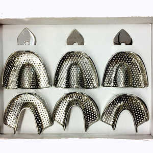 Bandeja de impresión de color sólido al por mayor con etiqueta privada, bandeja de impresión dental de material de calidad de acero inoxidable, soporte de aguja - Product Image 2