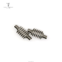 Ressorts de compression en acier inoxydable OEM, extrémités filetées |   Ressorts à coussinets industriels robustes certifiés ISO9001 personnalisables