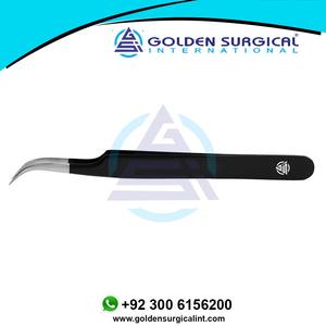 แหนบถอนขนตามืออาชีพแหนบสำหรับต่อขนตาอุปกรณ์เสริมความงามปรับแต่งโลโก้ได้ตามต้องการ - Product Image 6