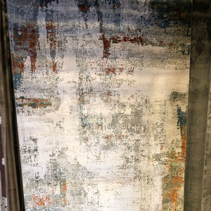 KREASYON <b>CARPET</b> Hot Selling Area Rugs Turkish Persian Abstract Designs Viscose Non-Slip Woven Medium Pile Rug Home Machine Made - Product Image 1