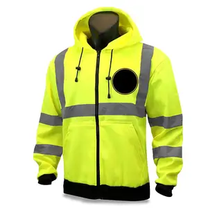 Direct Factory Supplier Reflective Work Wear Waterproof Safety Jacket Work Clothing Safety Jacket For Men