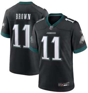 Maillot de football américain respirant pour homme Philadelphia Brown, nouvelle saison 2025 - Product Image 2