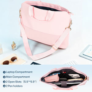 Sac pour ordinateur portable moderne avec pochette rembourrée, transport confortable pour le bureau, les affaires et les voyages quotidiens - Product Image 5