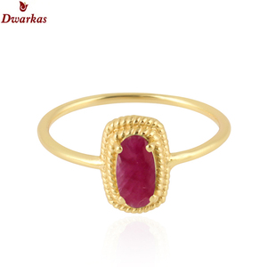 แหวนอัญมณีสีเงินสเตอร์ลิงสำหรับผู้หญิงแหวนพลอยทับทิมหลากสีทอง18K แบบกำหนดเองสำหรับ925 - Product Image 1