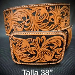 เข็มขัดหนังแท้สไตล์วินเทจ หัวเข็มขัดเหล็ก สำหรับเด็ก ผู้ชาย วัยรุ่น  มีไซส์สั่งทำได้ เหมาะสำหรับงานปาร์ตี้และกางเกงยีนส์ - Product Image 3