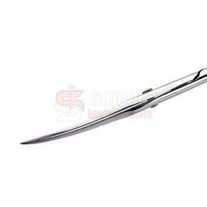 Ciseaux à cuticules pour coupe de peau sèche en acier inoxydable Style russe coupe extra tranchante lame incurvée 3.5 "ciseaux de manucure - Product Image 2