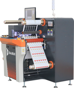 Machine de découpe numérique automatique à 3 lames DARUI S7 à prix abordable pour étiquettes en rouleau, avec engrenage motorisé et refendage/rembobinage écologique - Product Image 2
