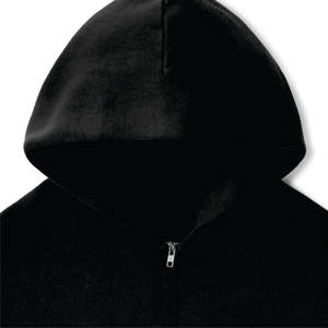 Sweat à capuche zippé brodé avec logo du fabricant personnalisé OEM haute qualité 100% coton motif solide saison d'hiver à capuche nouveauté - Product Image 3