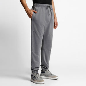 Logo personnalisé délavé au soleil et à l'acide éponge française de jogging en coton épais pantalon de survêtement Streetwear baggy jambe droite Style décontracté - Product Image 1