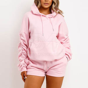 Uick Dry Conjunto de Sudadera con capucha para mujer Conjunto de Sudadera con capucha de manga larga para mujer Conjunto de Sudadera ligera de gran tamaño para mujer - Product Image 1