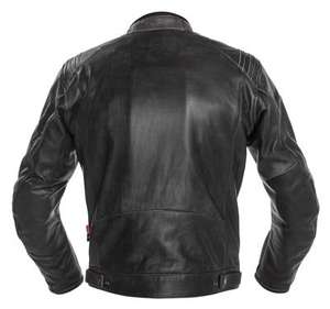 Veste de course rétro en cuir de vachette perforée/kangourou pour hommes/Chaqueta homologuée CE, toutes tailles - Product Image 2