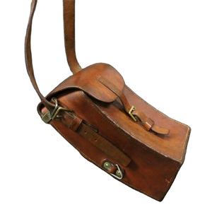 Estuche de cuero vintage para cargador de ametralladora ligera danesa Madsen LMG - Product Image 4