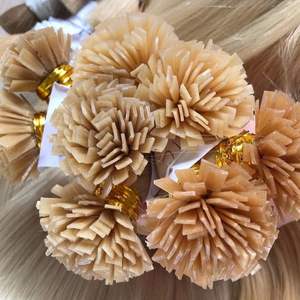 Fournisseur de cheveux en gros Extension de cheveux à pointe plate couleur blonde 100% cheveux bruts vierges vietnamiens - Product Image 2