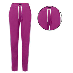 Pantalones de Mujer de Corte Regular con Franjas Laterales, Casuales, de Algodón, Estilo Francés, Ropa Urbana, Joggers, Pantalones Cómodos - Product Image 6