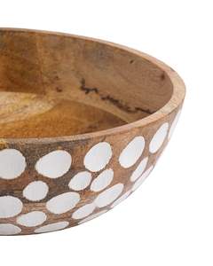 Reasonable Price <b>Wooden</b> Serving Bowl Dinner Tableware Salad Fruits Display Decorative Dish Round Shape Hand <b>Carved</b> Bowl Hot <b>Sale</b> - Product Image 2