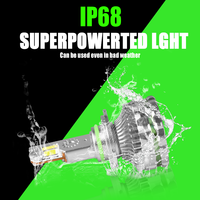 Nuevo Diseño de Fábrica, Faro LED para Auto de Alta Potencia 300w 50000lm, Bombilla LED H7 H11 H4 para Auto, Bombilla LED H4