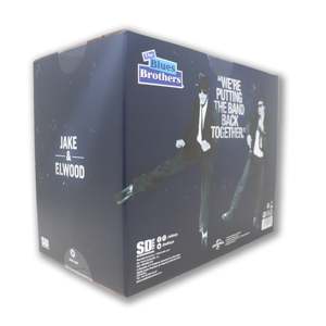 Ensemble de figurines PVC Jake & Elwood des Blues Brothers, inspiré de l'animation japonaise, pour collection et décoration intérieure - Product Image 4