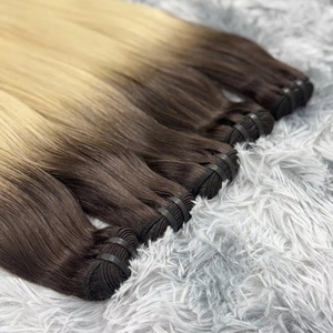 Extensiones de cabello humano Remy Natural vietnamita de alta calidad, doble trama, onda corporal teñida, multicolor, onda de luz, paquete de rizos a granel - Product Image 1