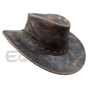Sombreros de Vaquero Personalizados al por Mayor, de Dos Tonos, de Cuero Vacuno Genuino, Sombrero de Moda Estadounidense, Sombreros Casuales para Exteriores, Sombreros de Safari al por Mayor - Product Image 2