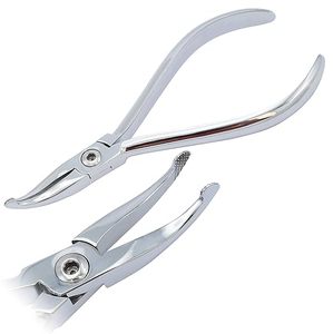 IMANS ENTERPRISES Pince dentaire IE-DP-0124 Pointe dentelée incurvée Pliage de fil utilitaire Appareil orthodontique Placement Manuel de maintien - Product Image 2