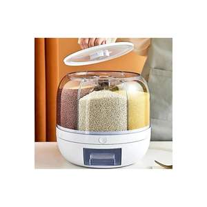 <b>2</b>-<b>Piece</b> <b>White</b> Home Organizer Made of Durable Plastic with 500-999ml Capacity for Decluttering and Organization Made in Turkey - Product Image 1