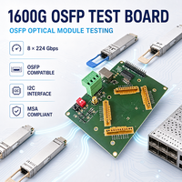 Papan Uji Modul Optik OSFP 3.3V 1600G dengan Keandalan Tinggi dan Antarmuka I2C untuk Pengujian Modul OSFP dan Mesin Optik