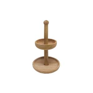 Présentoir à gâteau en bois de forme ronde au design attrayant Finitions naturelles pour présentoir de fête d'anniversaire de mariage en vrac personnalisé - Product Image 4