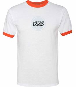 เสื้อยืดผู้ชาย-เสื้อยืดคอตตอนเนื้อนุ่มผสมเสื้อคอกลมแขนสั้นเสื้อลำลองสำหรับออกกำลังกายและสวมใส่ทุกวันเสื้อยืดริงเกอร์ - Product Image 2