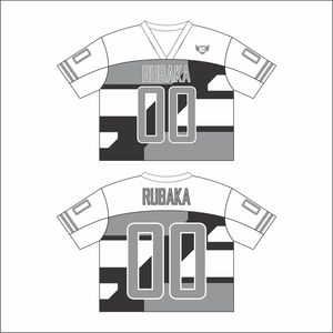 Finch เสื้อผ้า2024อเมริกันฟุตบอลสั่งทำปักลาย unisex กีฬาเสื้อยืดหลวมพอดีตาข่ายขนาดใหญ่พิเศษ - Product Image 4