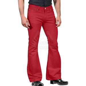 Pantalons décontractés évasés pour hommes Pantalons évasés pour hommes Jogger personnalisé d'extérieur de couleur unie - Product Image 1