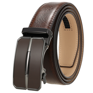 Ceinture en cuir pleine fleur au design classique, ceinture en cuir de vache véritable sur mesure pour hommes - Product Image 5