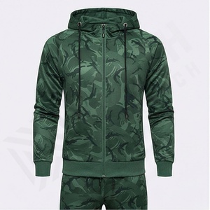 Chándal Deportivo con Cremallera para Hombre, Transpirable, con Capucha, Cintura Ajustable con Cordón, Cómodo para Atletismo, Fitness, Gimnasio, Jogging y Deportes - Product Image 1