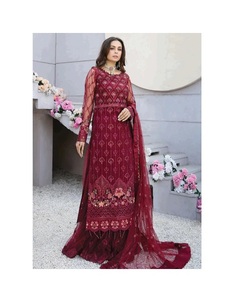 Traje de boda de fiesta de manga larga Shalwar Kameez pakistaní bordado nuevo para mujer con vestido elegante para bodas otras ocasiones - Product Image 4