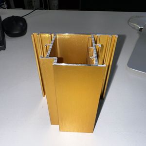 Profilé de cadre de porte et fenêtre en aluminium anodisé or de Song Hong aluminium Vietnam phu tho province - Product Image 6