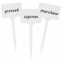 Lot de 50 étiquettes d'identification de plantes en plastique imperméables et marqueurs de semis, accessoires de jardin