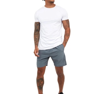 Oversized OEM Logo New Men Casual Shorts <b>Sets</b> Short Sleeve T Shirt Shorts Solid Tracksuit <b>Set</b> Men's Brand Clothing - Product Image 6
