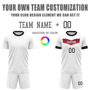 Ensembles de maillots de football par sublimation Maillot à manches mi-longues pour l'équipe professionnelle Deux uniformes de football - Product Image 5