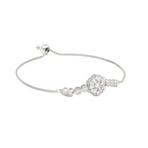 Pulsera Floral con Diamantes Zarkan, Estilo Elegante - Product Image 3