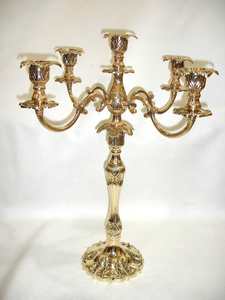 Candelabro Moderno de Lujo Premium de 5 Brazos, Diseño Elegante y Relieve, Ideal para Decoración del Hogar y Bodas - Product Image 5