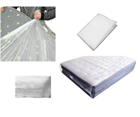 Venta al por mayor de múltiples especificaciones cama Funda de colchón Almacenamiento de Plástico certificado suave protector de colchón Funda de colchón