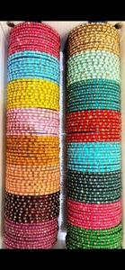 Juego de Brazaletes de Moda con Diseños Modernos de Alta Calidad, Tamaños y Colores Personalizados, Brazaletes Hechos a Mano, Juego de Chudiyan para Mujer - Product Image 6